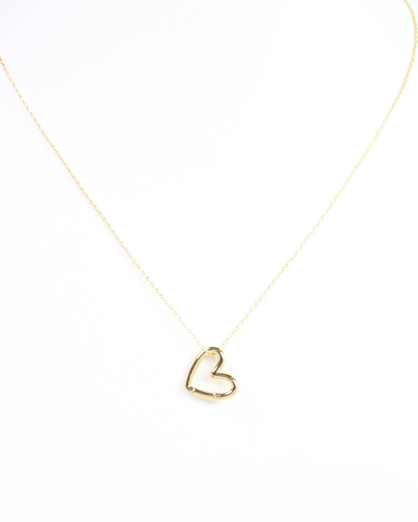 Estela Heart Necklace WR Gold
