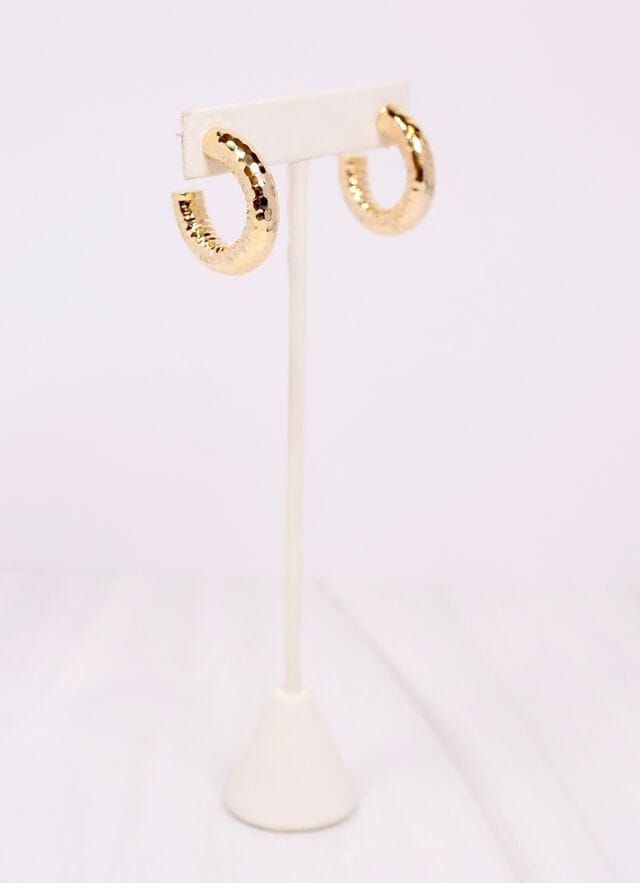 Agatha Hoop Earring GOLD - Caroline Hill