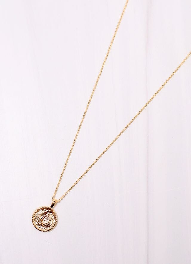 Aileen Charm Necklace GOLD - Caroline Hill