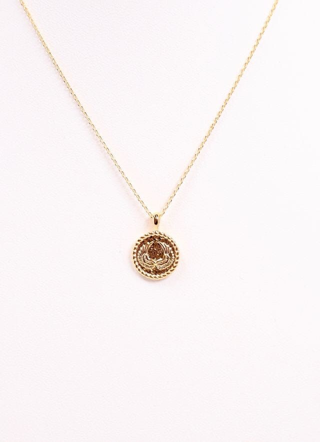Aileen Charm Necklace GOLD - Caroline Hill
