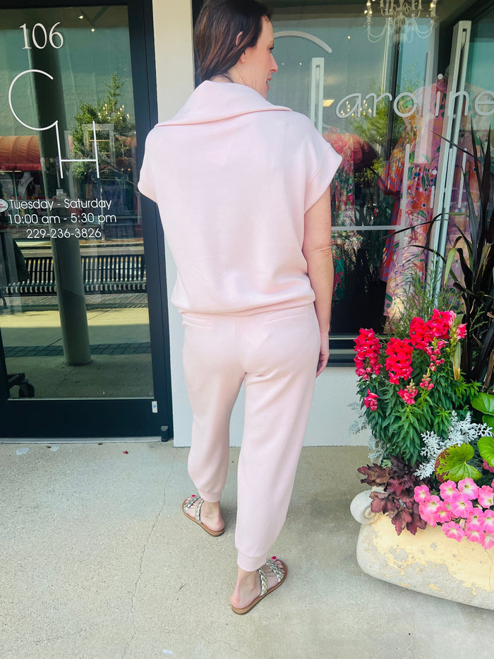 All About You Baby Pink Joggers Set - Caroline Hill
