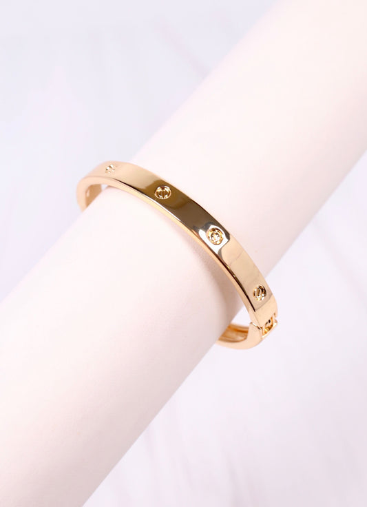 Allamanda Metal Bracelet GOLD - Caroline Hill