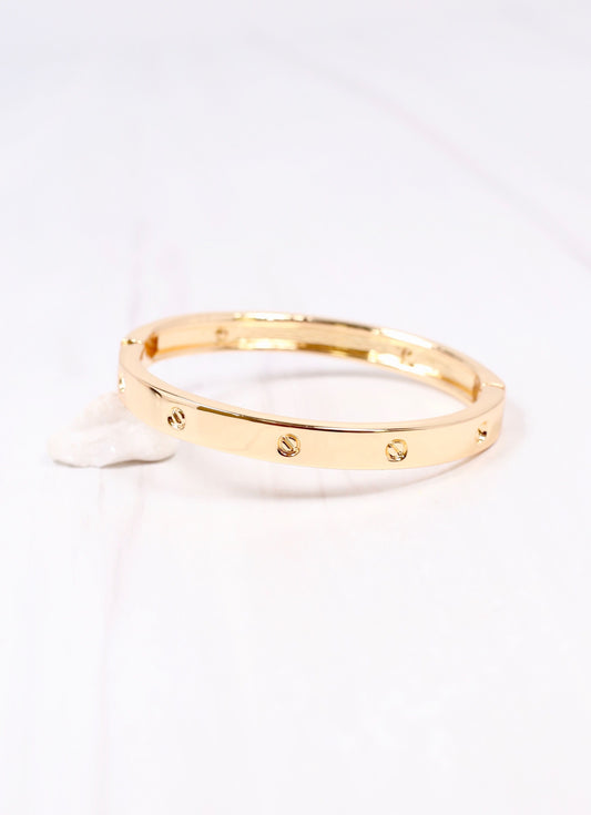 Allamanda Metal Bracelet GOLD - Caroline Hill