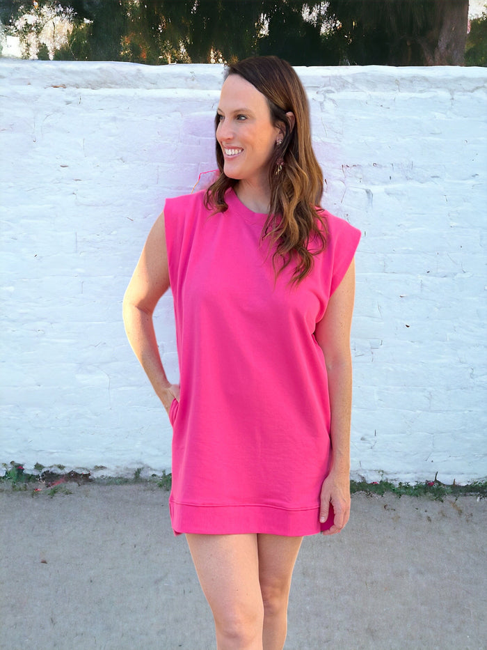 Anything You Want Pink Dress - Caroline Hill