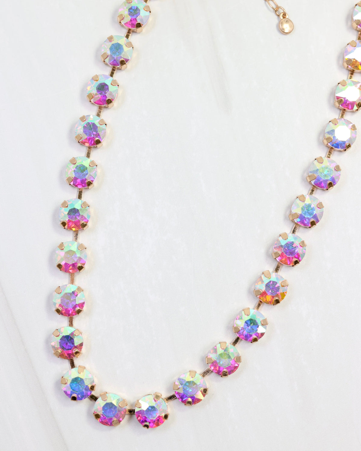 Andi Rhinestone Necklace Clear AB