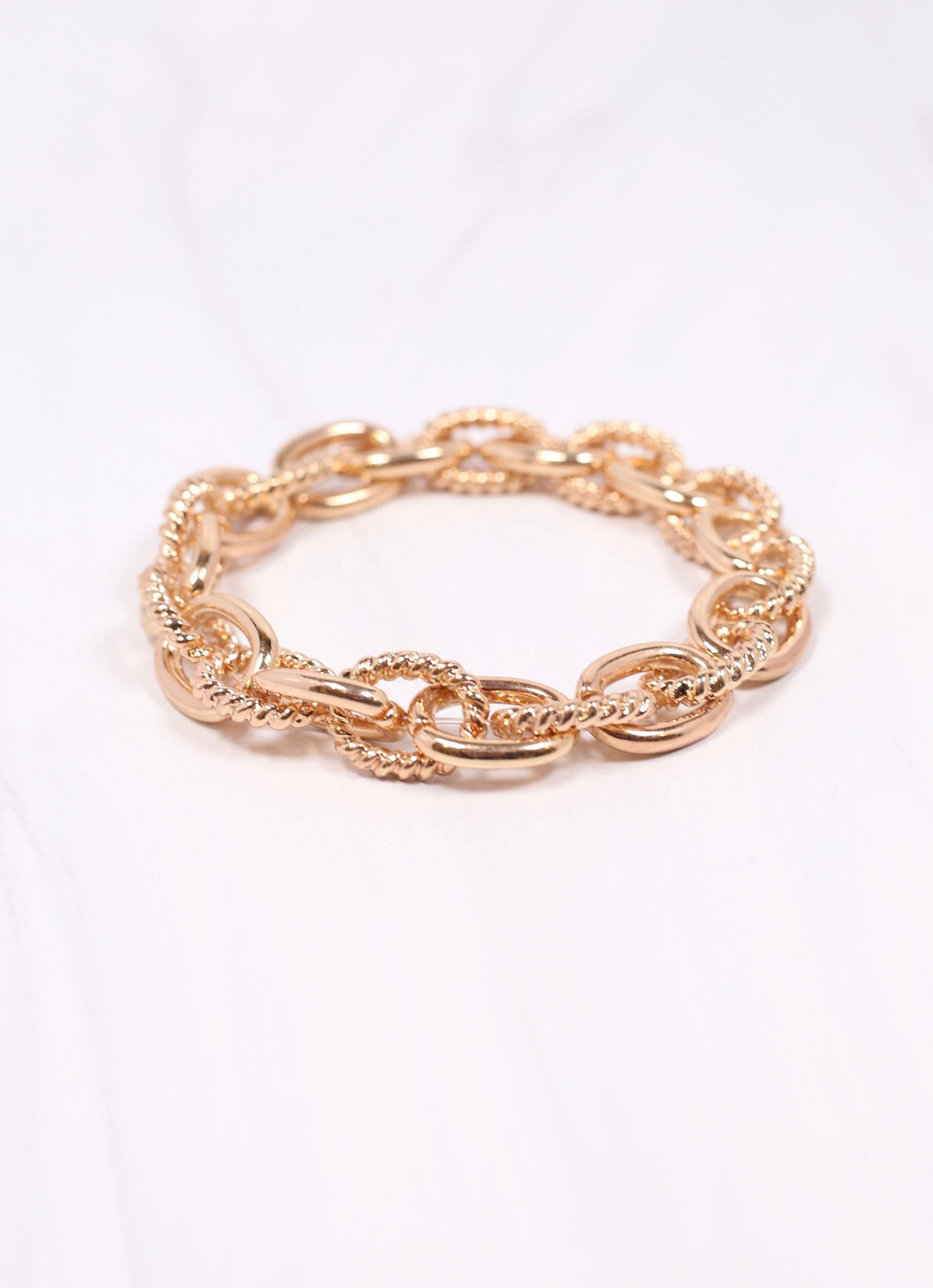 Ashton Link Bracelet GOLD - Caroline Hill