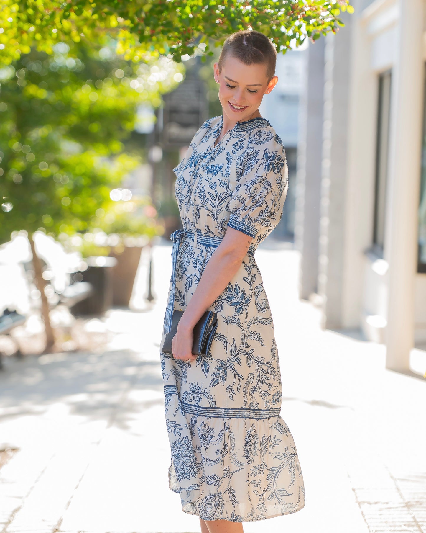 Eleanor Paisley Print Dress