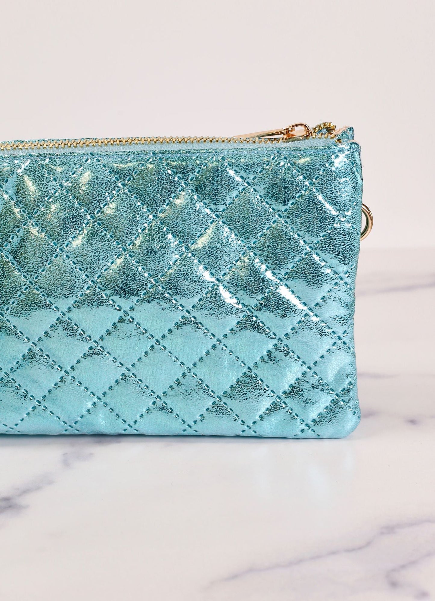 Liz Custom Collection Crossbody Bag Aqua Marine Pop