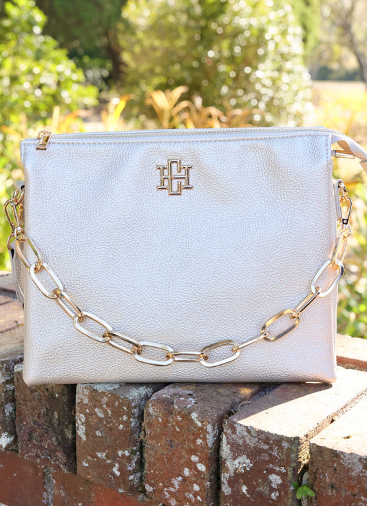 Ariana Crossbody - Pearl