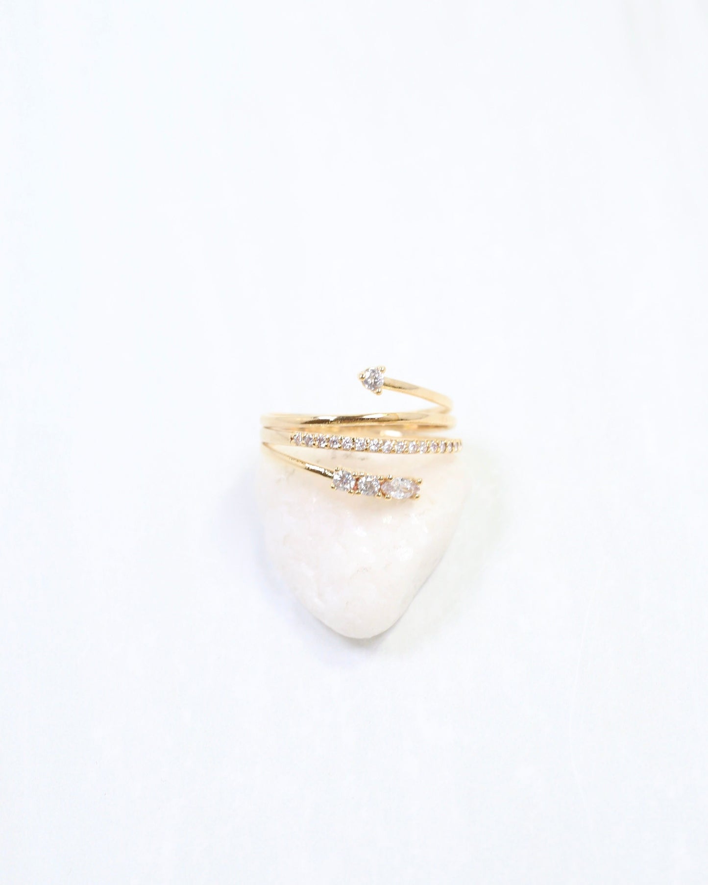Odel CZ Ring WR Gold