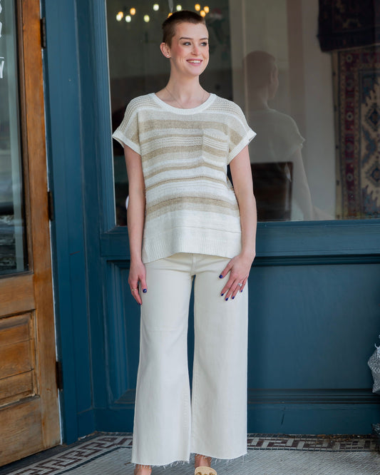 Cape May Boxy Sweater Top