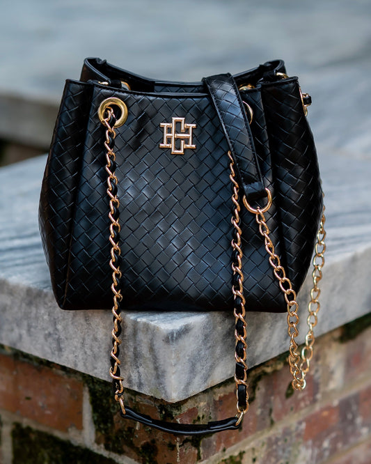 Lainey Mini Tote Woven Black