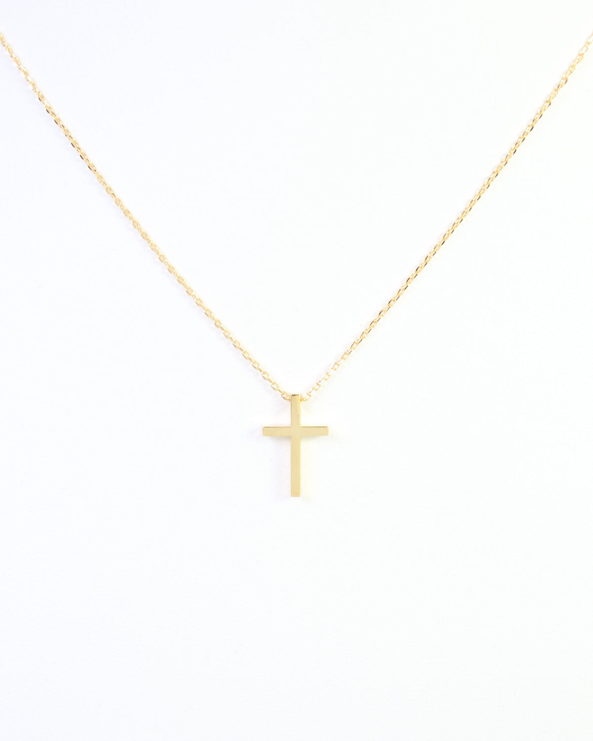 Lillian Cross Necklace WR Gold