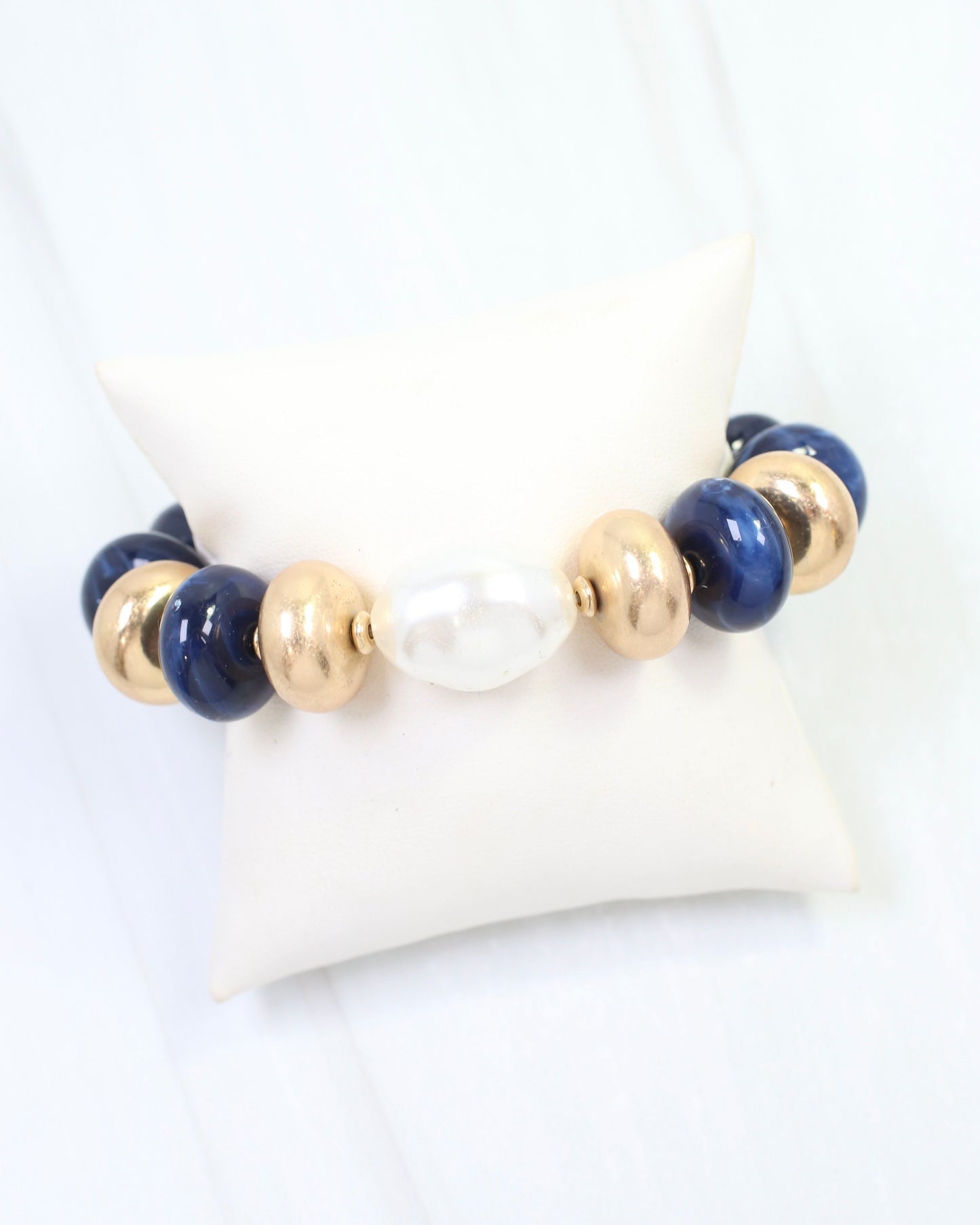 Abenger Beaded Bracelet Navy
