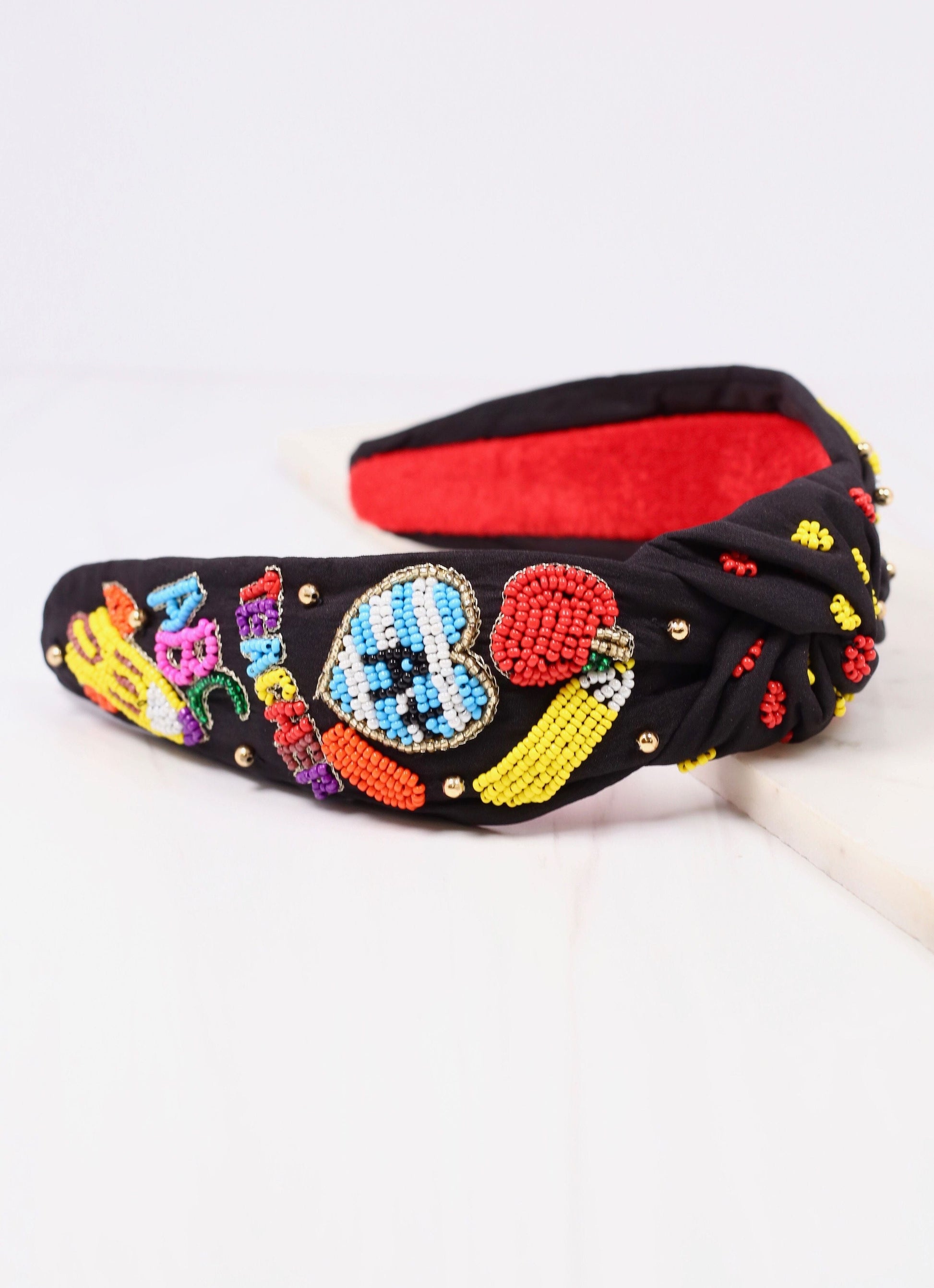 Back to School Beaded Headband MULTI - Caroline Hill