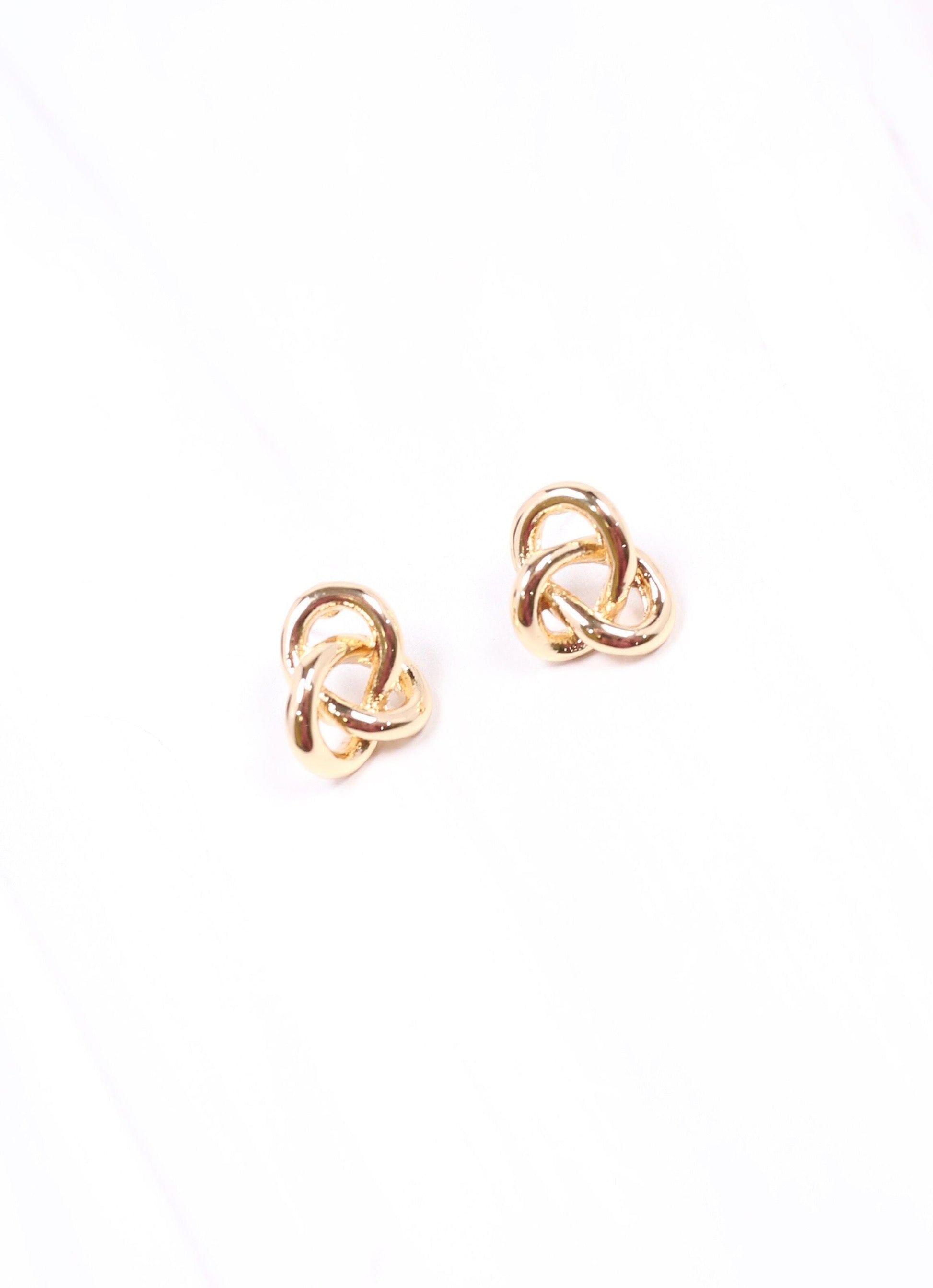 Bannister Knot Earring GOLD - Caroline Hill