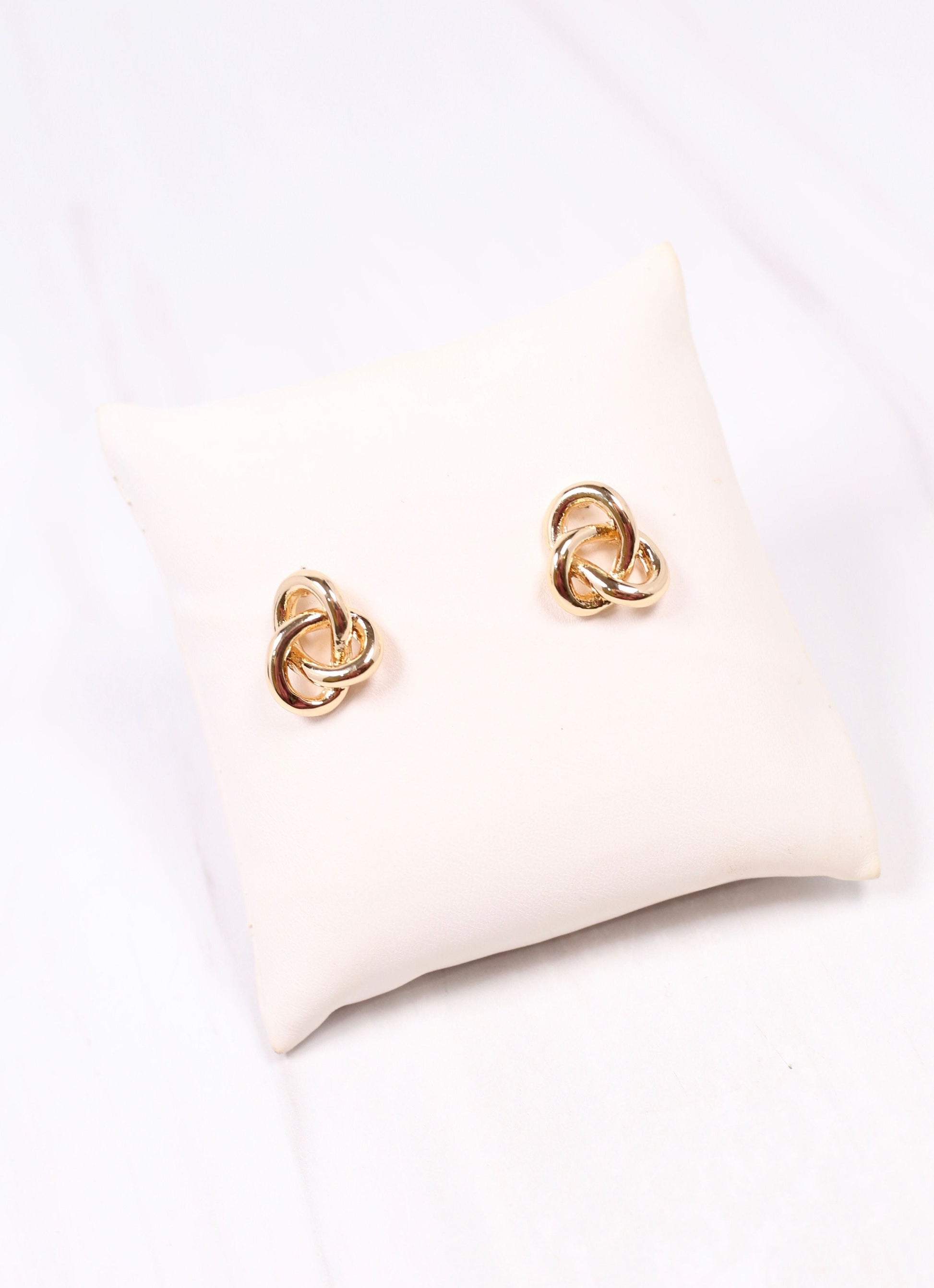 Bannister Knot Earring GOLD - Caroline Hill