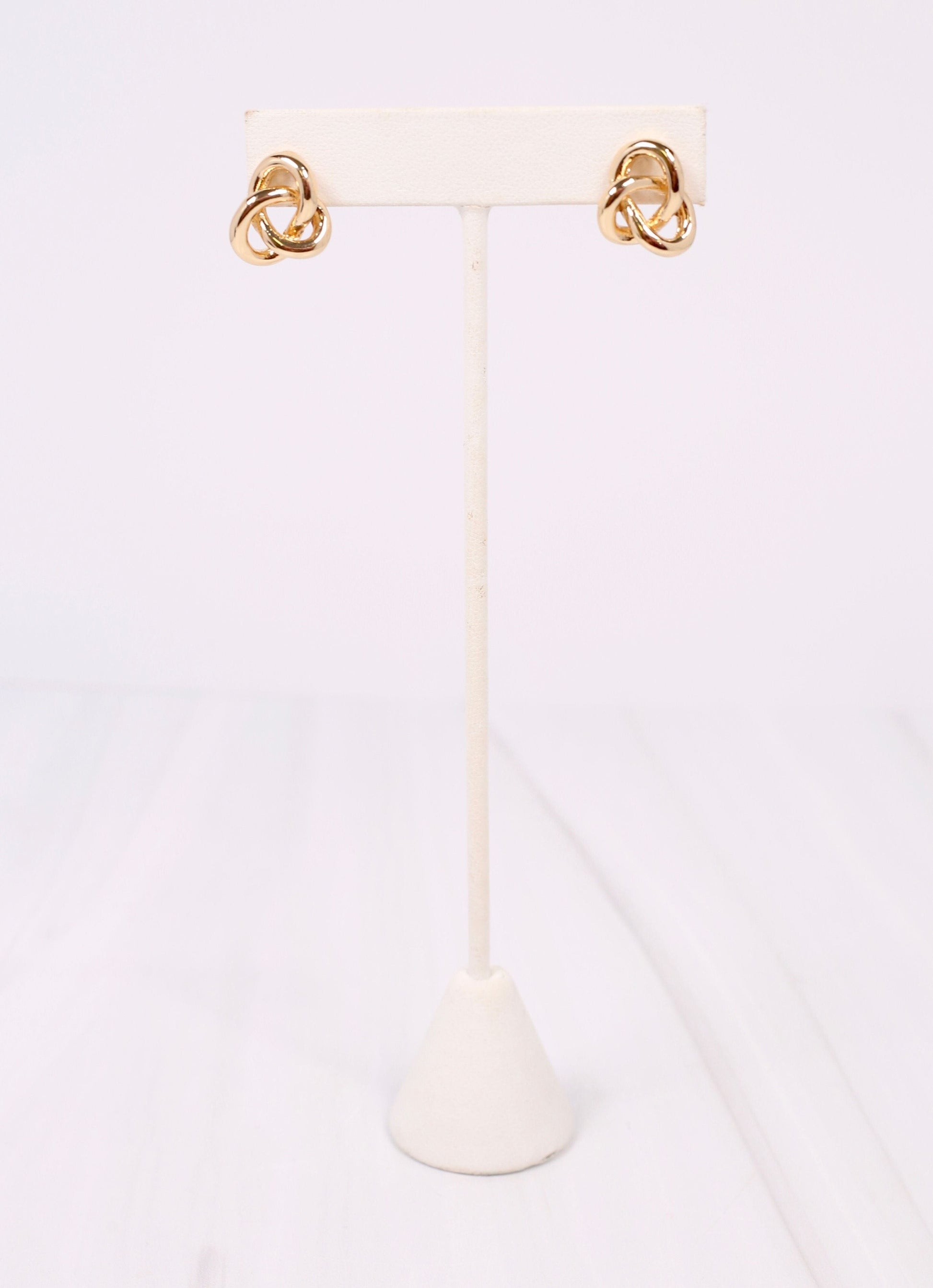 Bannister Knot Earring GOLD - Caroline Hill