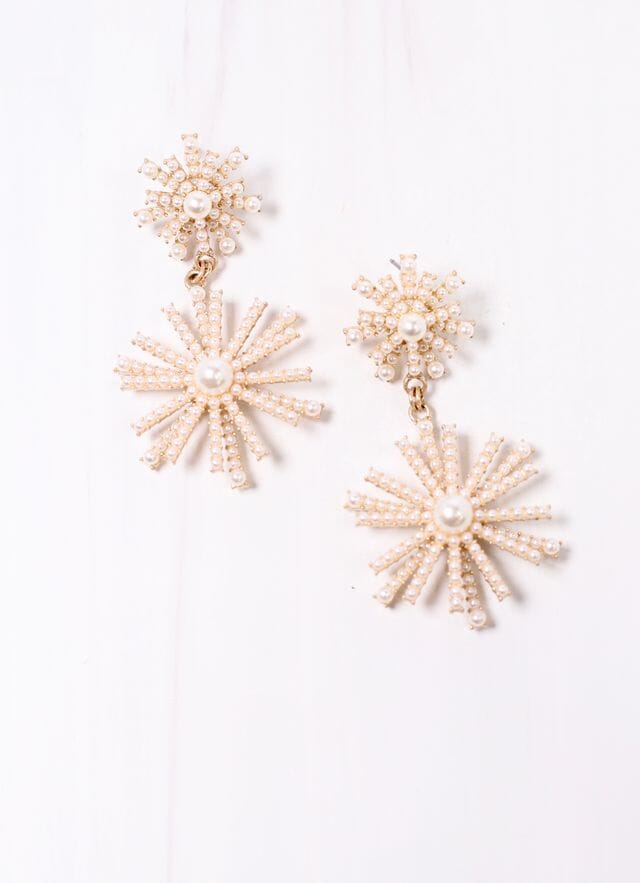 Banyan Pearl Drop Earring GOLD - Caroline Hill