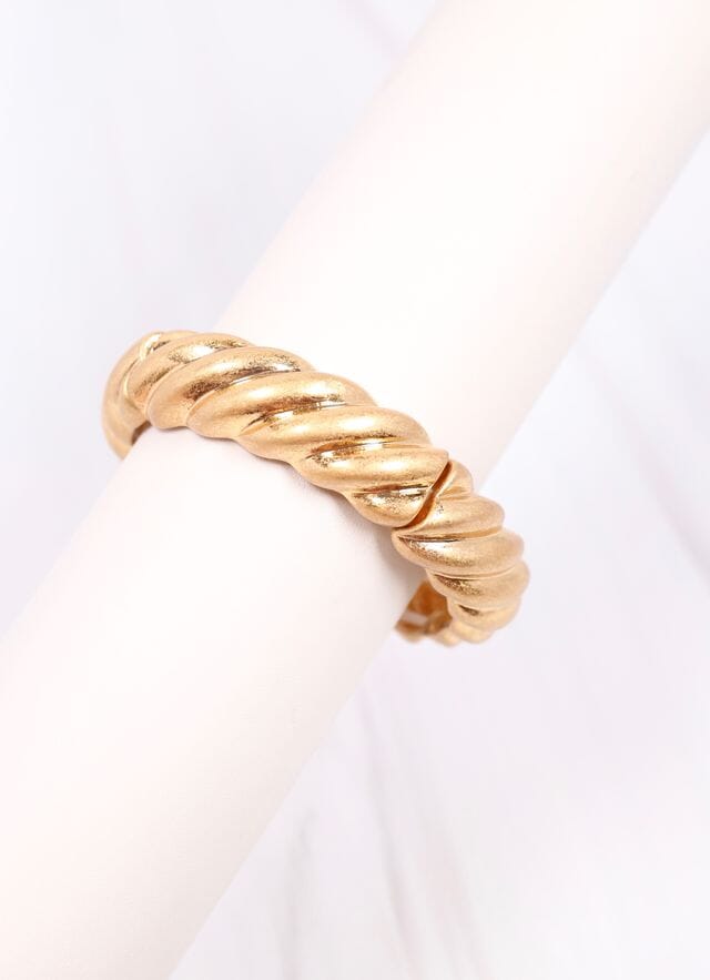 Barbarina Metal Bracelet GOLD - Caroline Hill