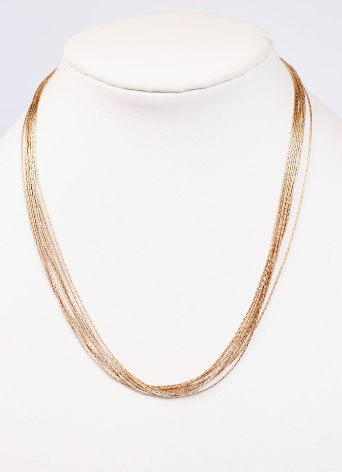 Barnabe Layered Necklace GOLD - Caroline Hill