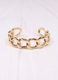 Beauport Link Cuff Bracelet GOLD - Caroline Hill