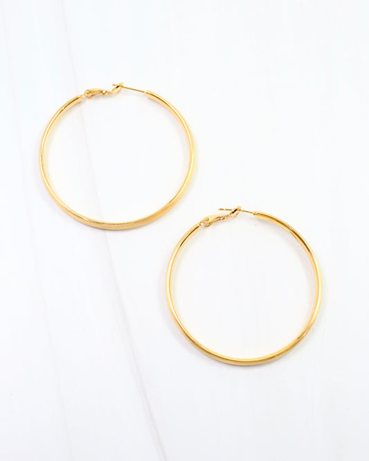 Perth Hoop Earring WR Gold