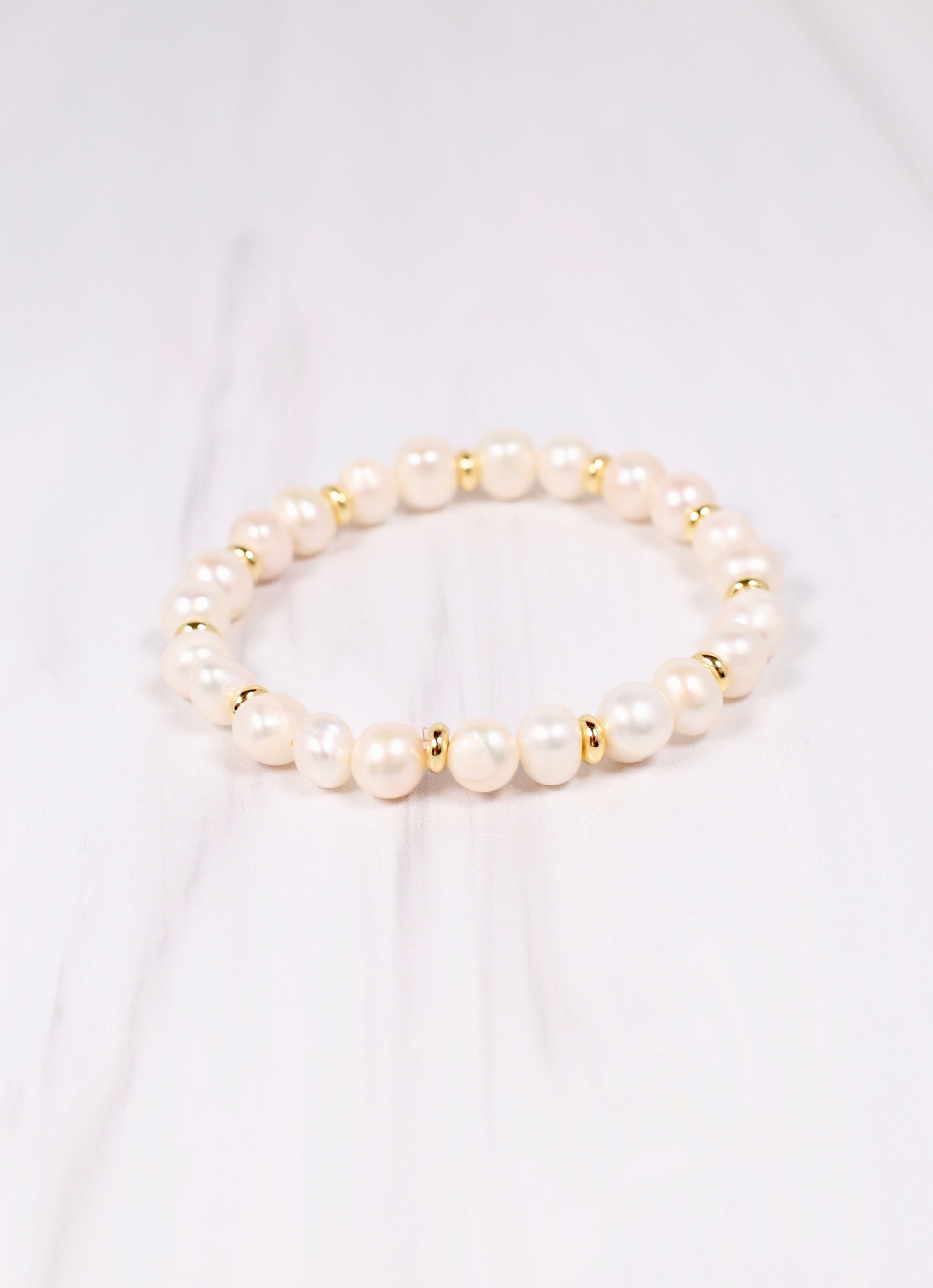 Blairmore Pearl Bracelet IVORY - Caroline Hill