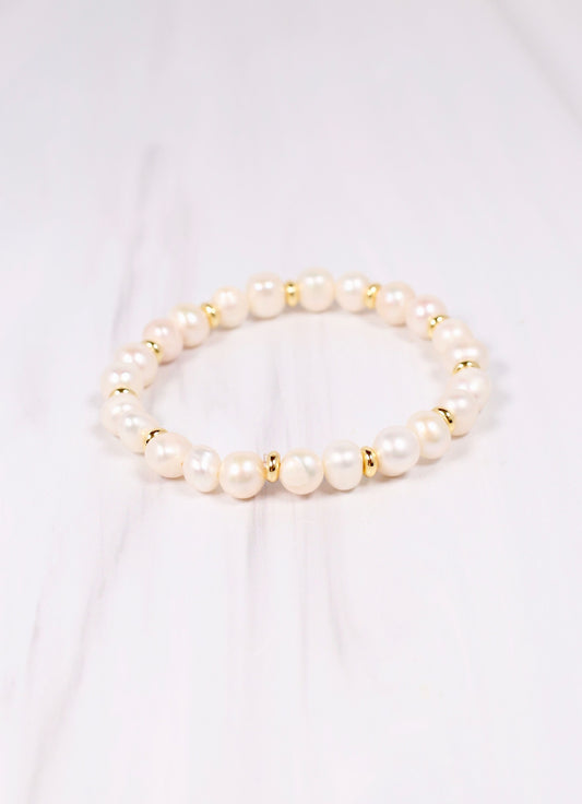 Blairmore Pearl Bracelet IVORY - Caroline Hill