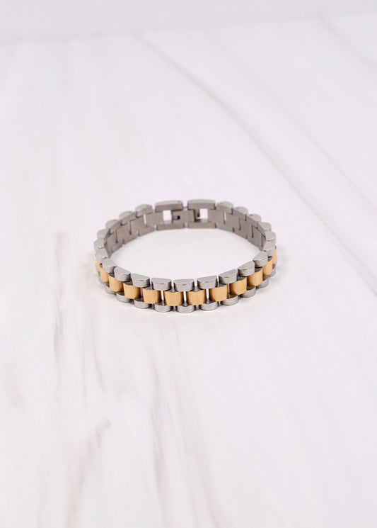 Brookfield Link Bracelet GOLD SILVER - Caroline Hill