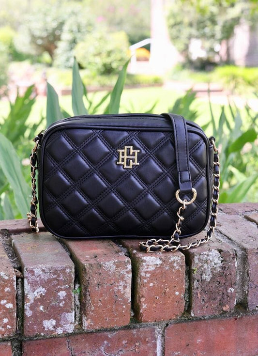 Bryce Crossbody BLACK QUILTED DQ - Caroline Hill