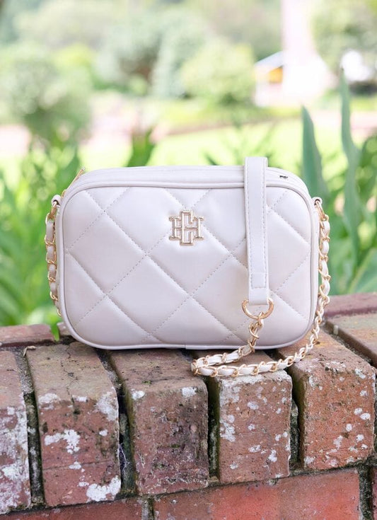 Bryce Crossbody PEARL QUILTED DQ - Caroline Hill