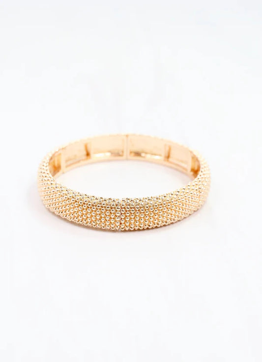 Cleveland Stretch Bracelet Gold