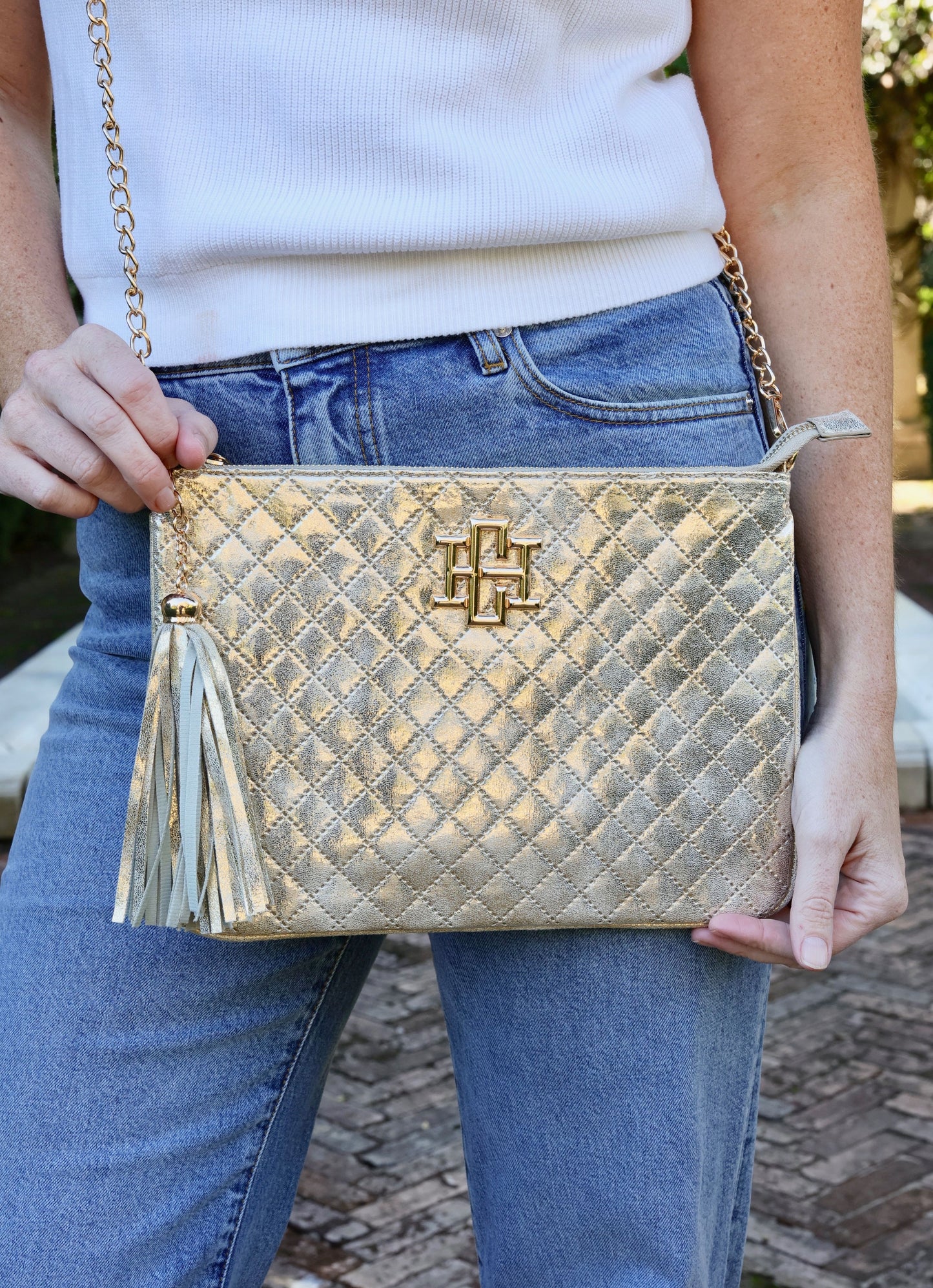 Madelyn Clutch/Crossbody CHAMPAGNE POP