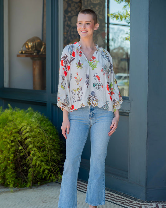Rigsby Floral Print Top