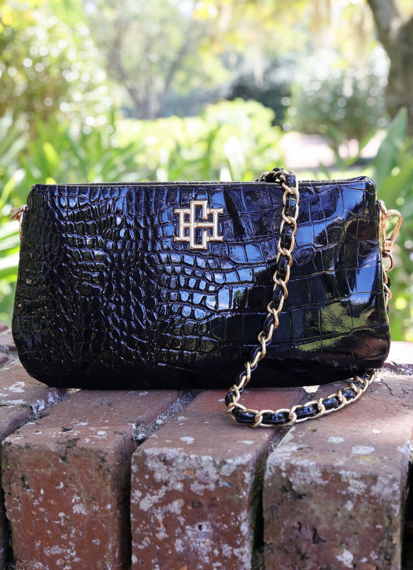 Livi Crossbody Black Patent