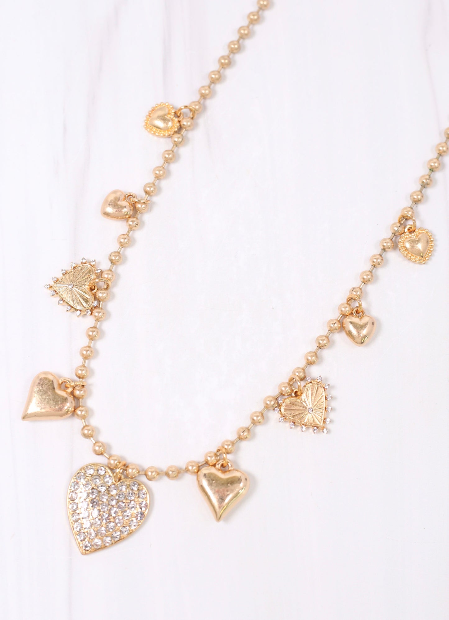 Torina Charm Necklace GOLD