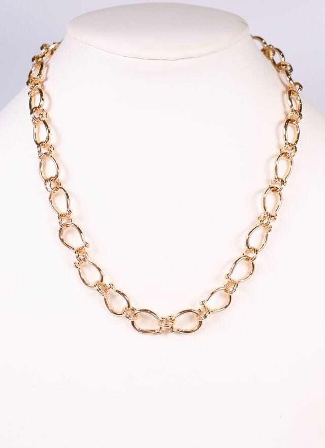 Cady Link Necklace GOLD - Caroline Hill