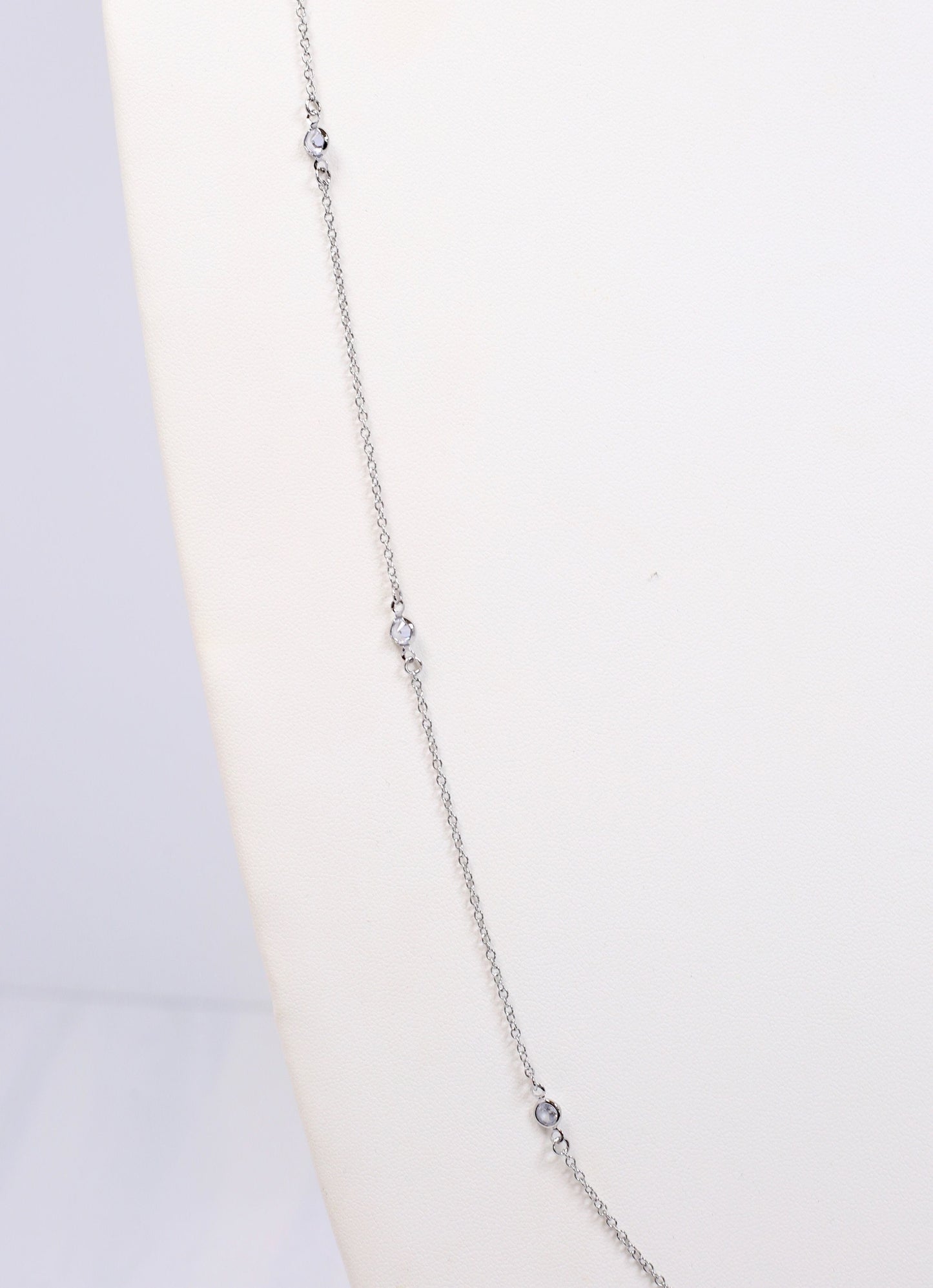 Carleton CZ Necklace Silver - Caroline Hill