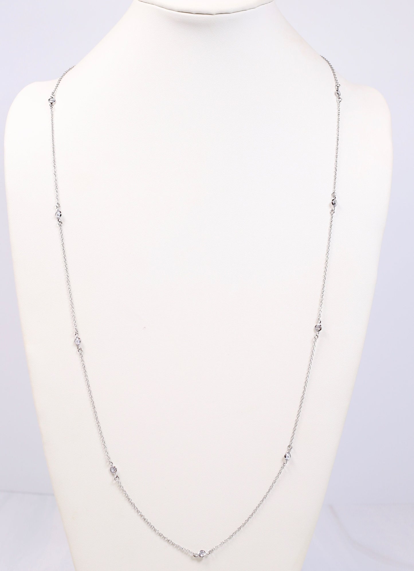 Carleton CZ Necklace Silver - Caroline Hill