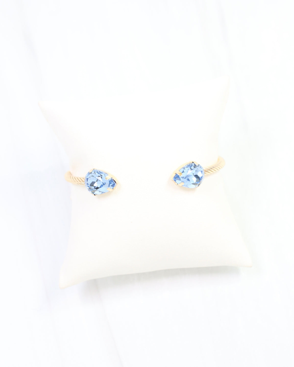 Cobb Crystal Bangle Bracelet WR Blue