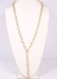 Connell Long Link Necklace GOLD - Caroline Hill