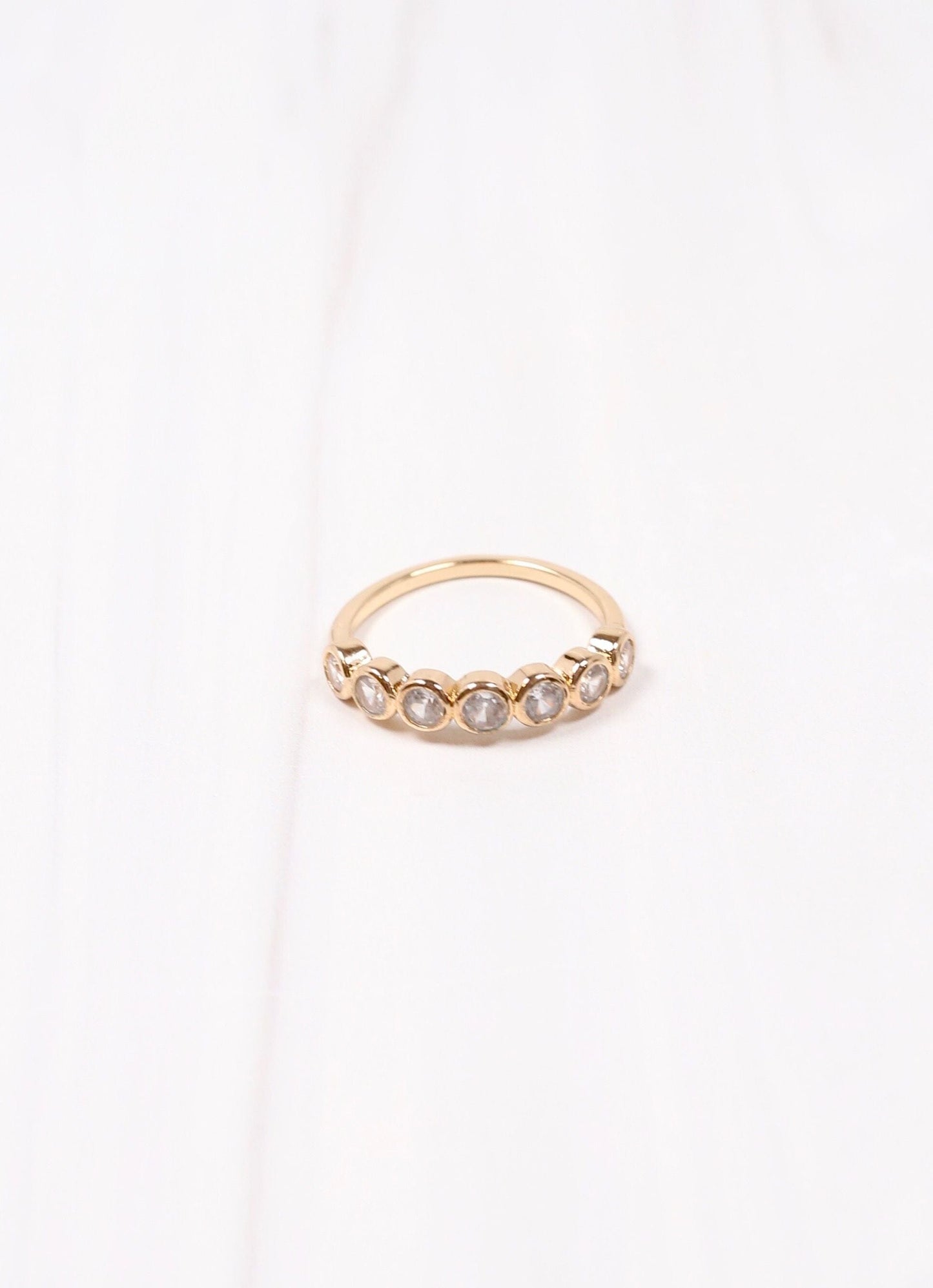 Craney CZ Ring GOLD - Caroline Hill