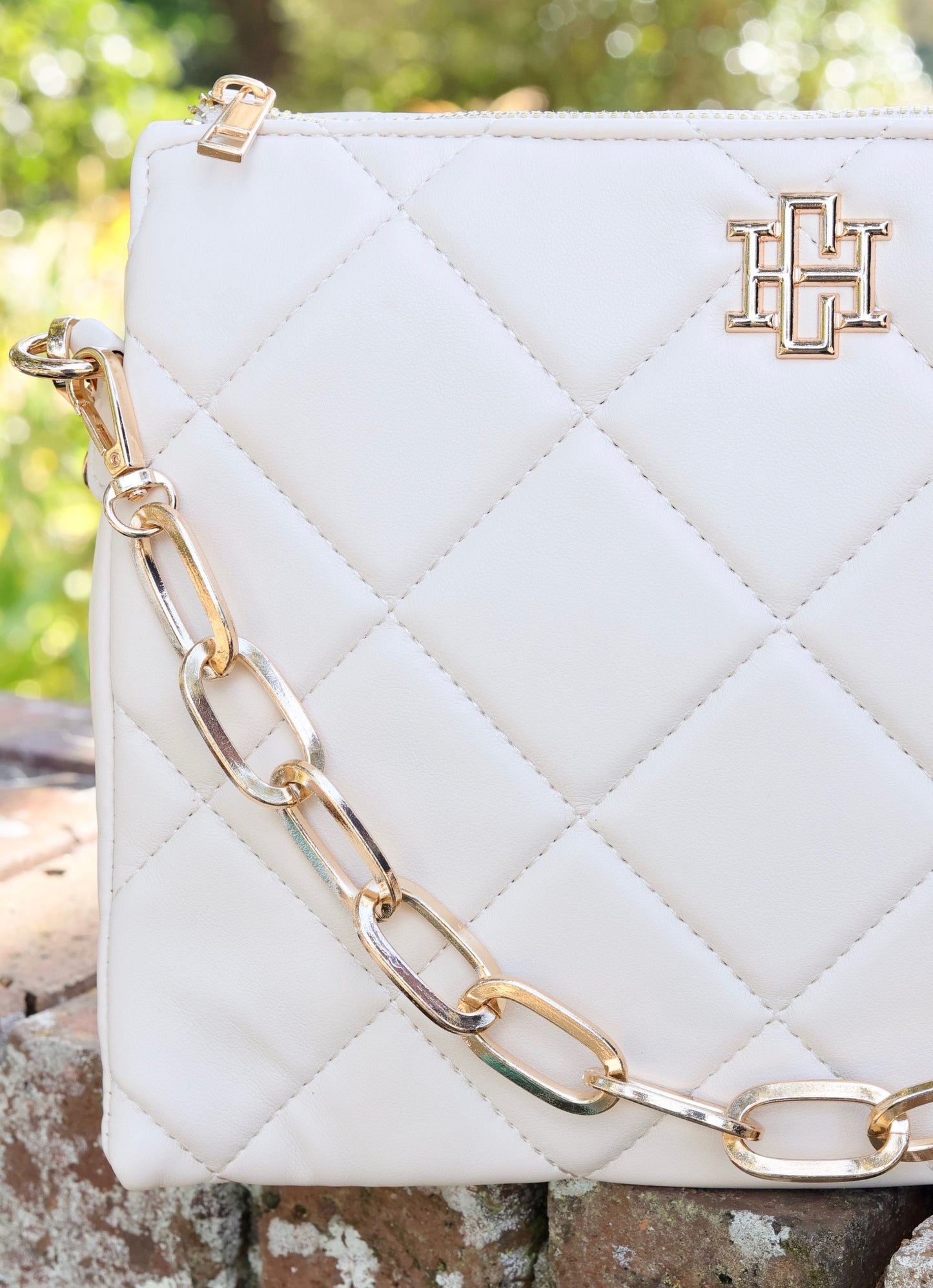 Ariana Crossbody Cream Quilted LD