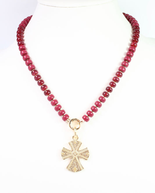 Brunson Cross Charm Gold