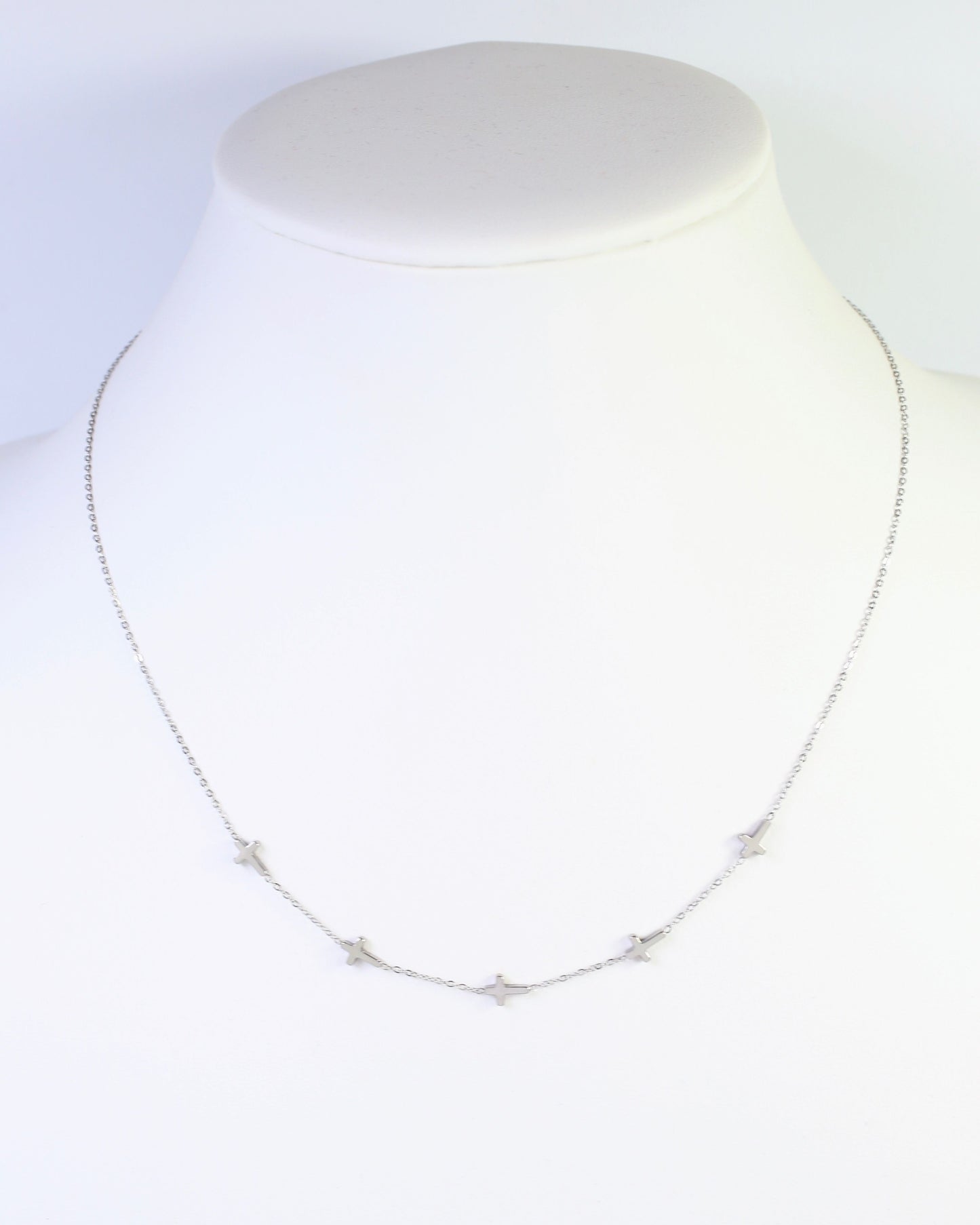 Gunnison Cross Necklace WP Silver