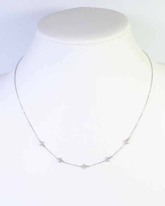 Gunnison Cross Necklace WP Silver