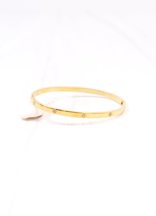 Magi CZ Bracelet Gold