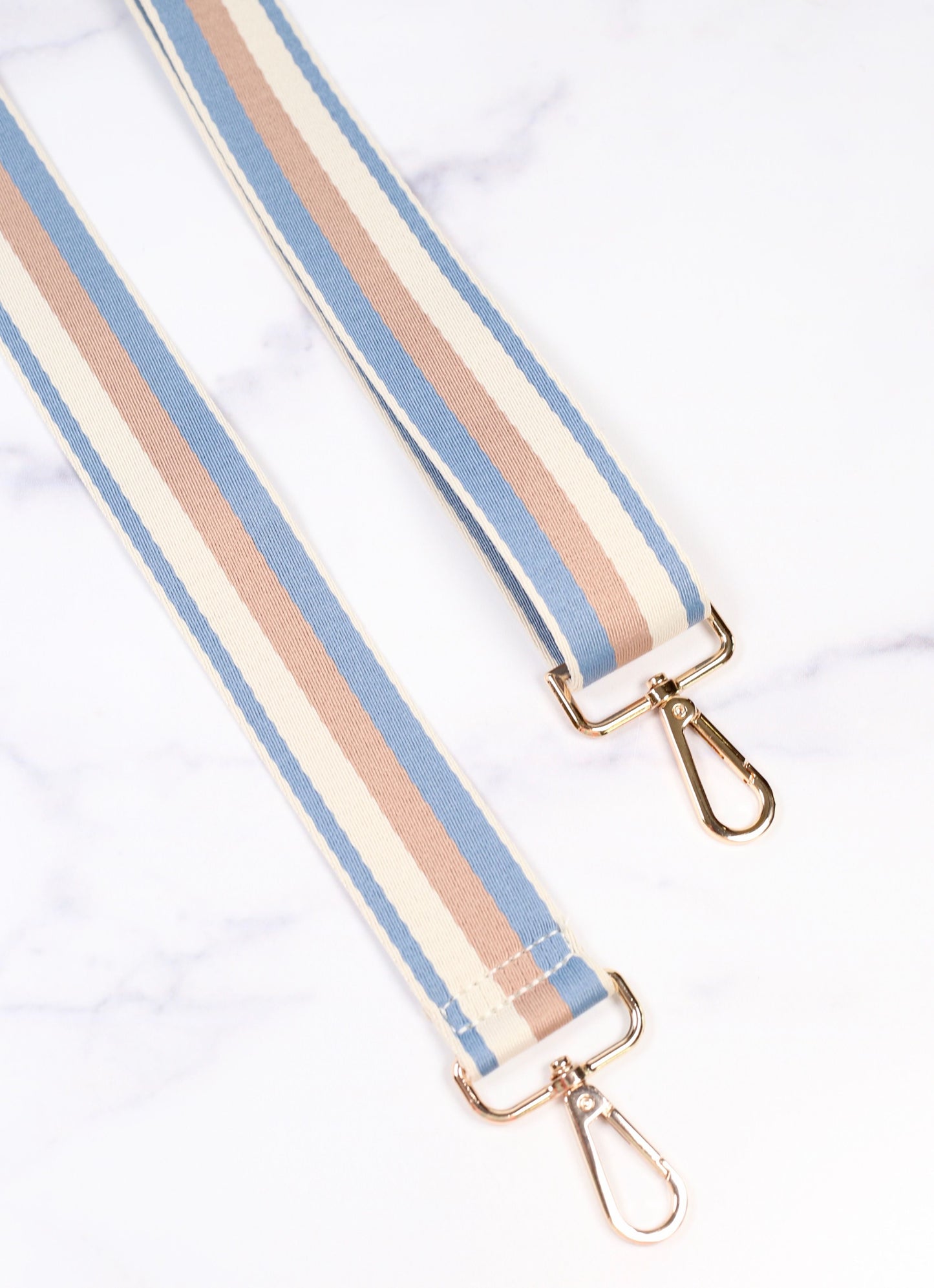 Layla Crossbody Strap Blue Stripe