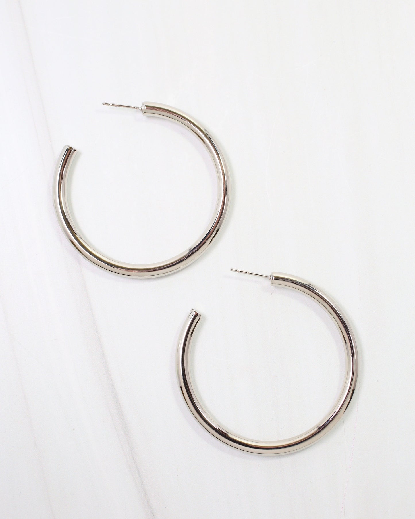 Duluth Hoop Earring Silver